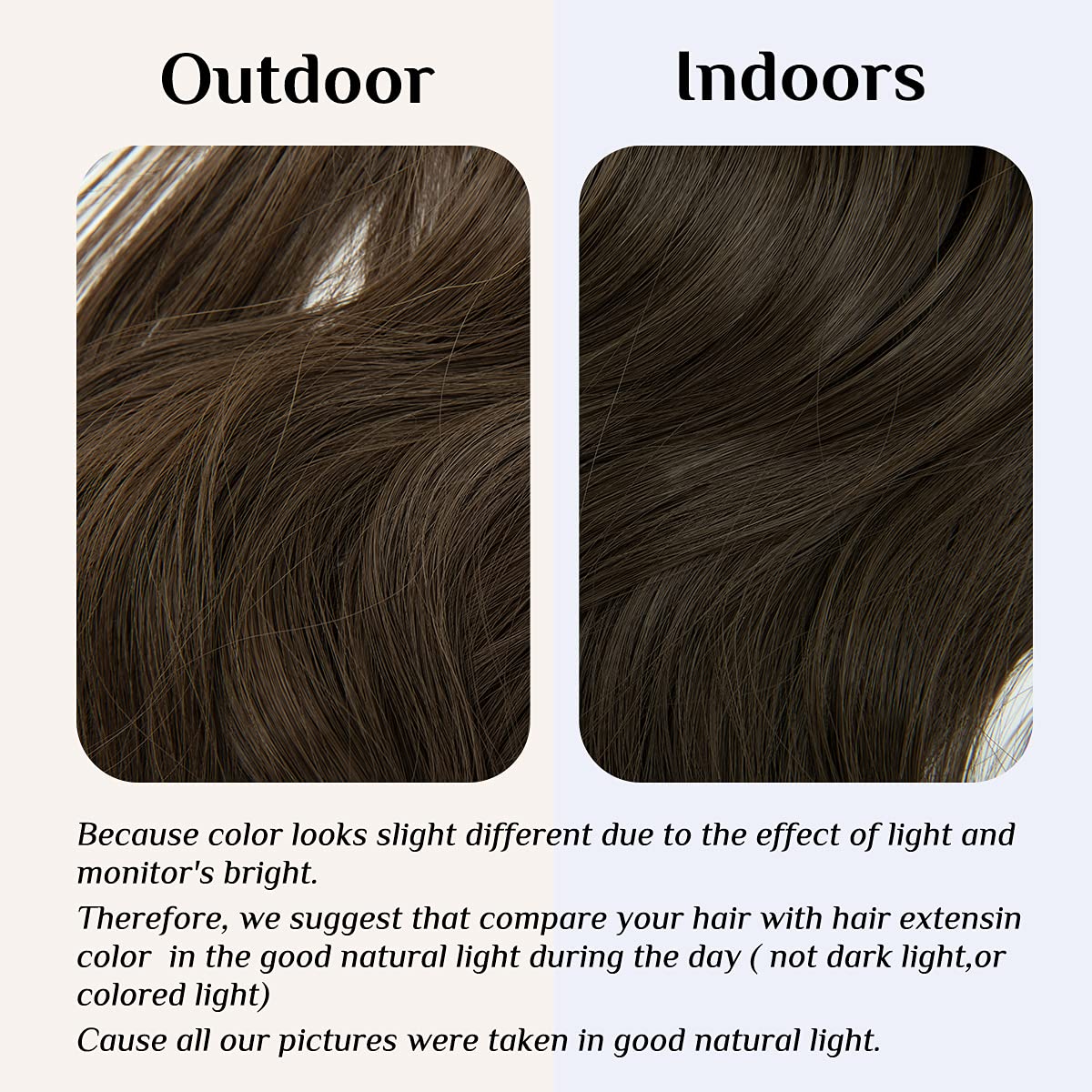 Ash Medium Brown Halo Hair Extensions